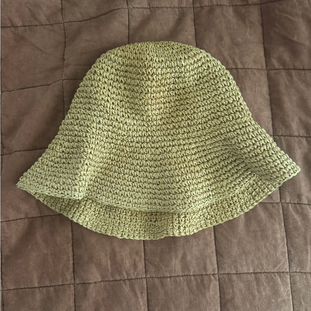 Madewell Tan Crochet Hat